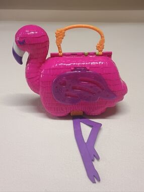 Mattel Polly Pockets Pink Flamingo Shaped Toy Purse